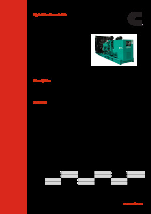 Generatoare de curent diesel Cummins C1000 D6