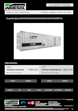 Generatoare de curent diesel INMESOL CC-1650