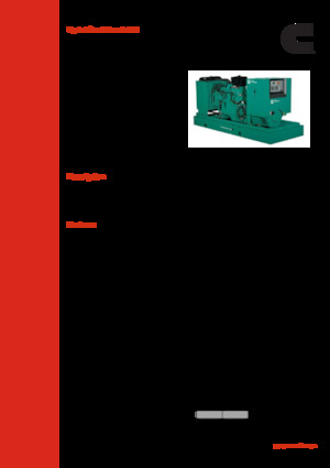 Generatoare de curent diesel Cummins DGDB