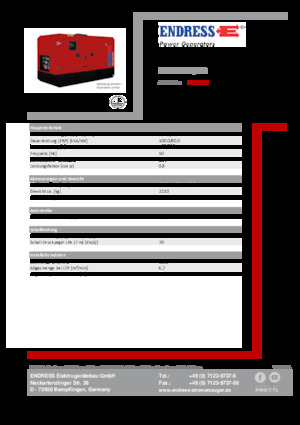 Generatoare de curent diesel Endress ESE 100 IW/MS 