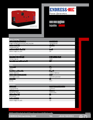 Generatoare de curent diesel Endress ESE 100 IW/MS 