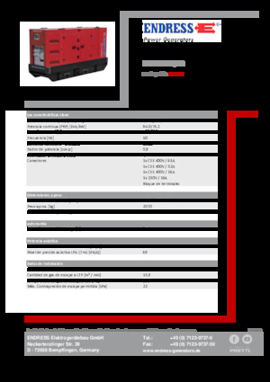 Generatoare de curent diesel Endress ESE 100 IW/RS