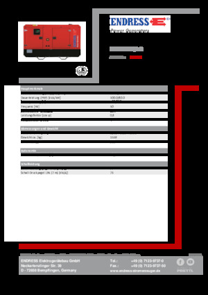 Generatoare de curent diesel Endress ESE 110 IW/AS