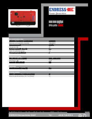 Generatoare de curent diesel Endress ESE 110 IW/AS