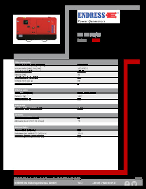 Generatoare de curent diesel Endress ESE 110 PW/AS 