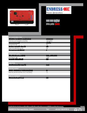 Generatoare de curent diesel Endress ESE 135 IW/AS
