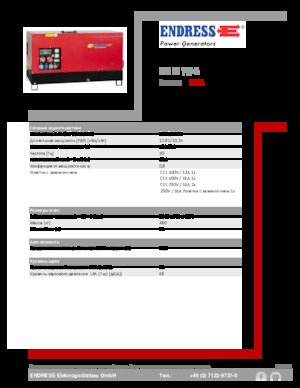 Generatoare de curent diesel Endress ESE 15 YW-B