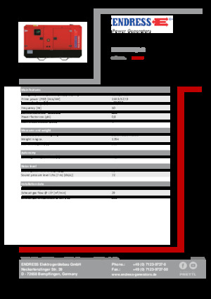Generatoare de curent diesel Endress ESE 175 IW/AS