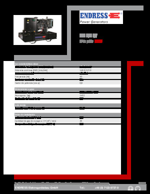 Generatoare de curent diesel Endress ESE 175 IW