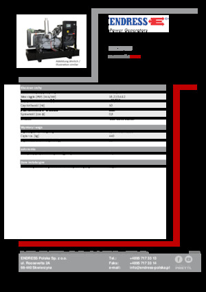 Generatoare de curent diesel Endress ESE 20 YW 