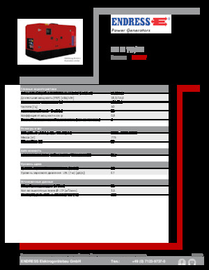 Generatoare de curent diesel Endress ESE 20 YW/MS 