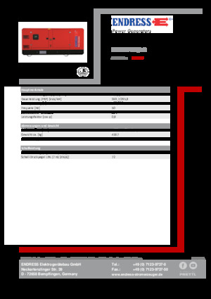 Generatoare de curent diesel Endress ESE 405 VW/AS 