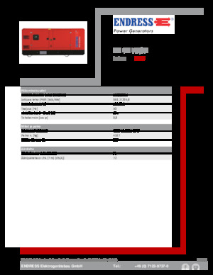 Generatoare de curent diesel Endress ESE 405 VW/AS 