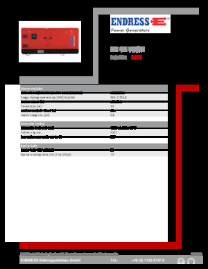 Generatoare de curent diesel Endress ESE 405 VW/AS 