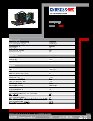 Generatoare de curent diesel Endress ESE 405 VW 