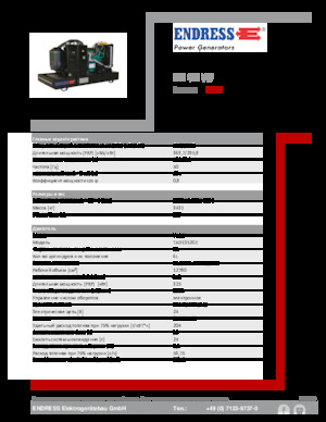 Generatoare de curent diesel Endress ESE 405 VW 