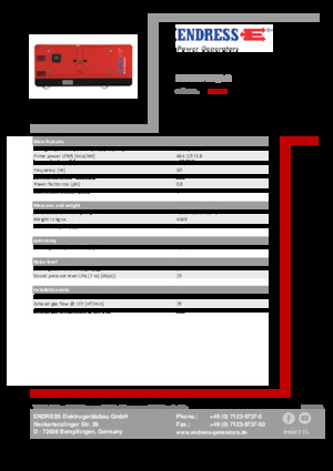 Generatoare de curent diesel Endress ESE 515 VW/AS 