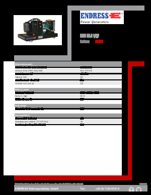 Generatoare de curent diesel Endress ESE 515 VW 