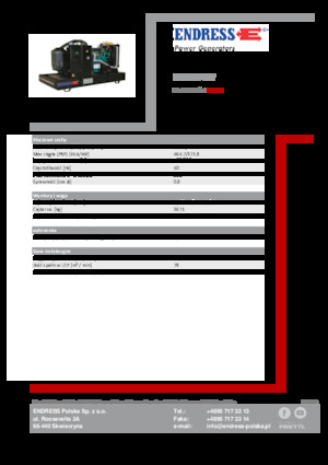 Generatoare de curent diesel Endress ESE 515 VW 