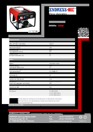 Generatoare de curent diesel Endress ESE 604 YS ES DI