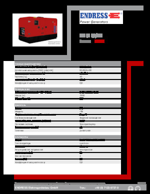 Generatoare de curent diesel Endress ESE 80 IW/MS