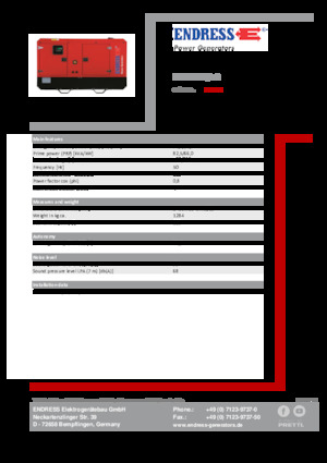 Generatoare de curent diesel Endress ESE 90 IW/AS