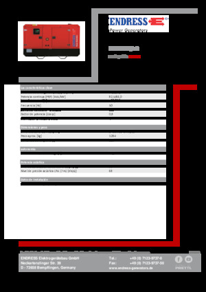 Generatoare de curent diesel Endress ESE 90 IW/AS