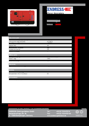 Generatoare de curent diesel Endress ESE 90 IW/AS