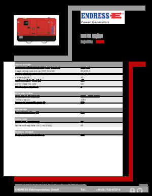 Generatoare de curent diesel Endress ESE 90 IW/AS