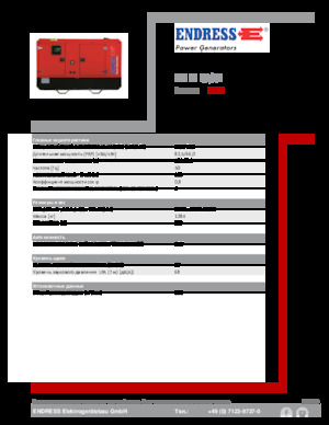Generatoare de curent diesel Endress ESE 90 IW/AS