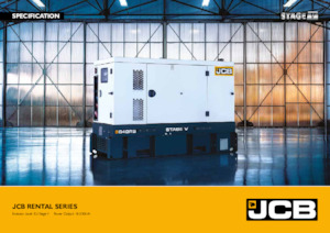Generatoare de curent diesel JCB G100RS V