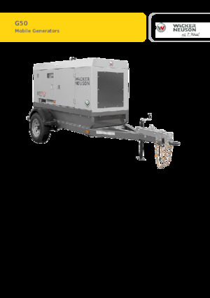 Generatoare de curent diesel Wacker Neuson G50