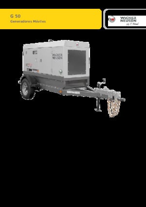 Generatoare de curent diesel Wacker Neuson G50
