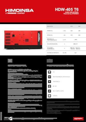 Generatoare de curent diesel HIMOINSA HDW-405 T6