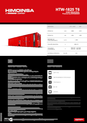 Generatoare de curent diesel HIMOINSA HTW-1825 T6