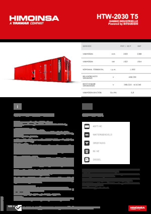 Generatoare de curent diesel HIMOINSA HTW-2030 T5