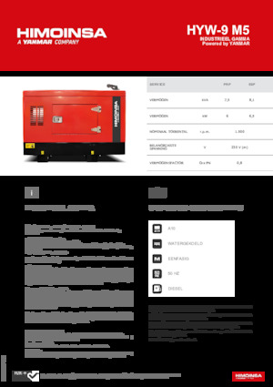 Generatoare de curent diesel HIMOINSA HYW-9 M5