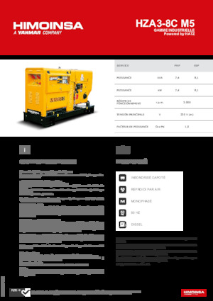 Generatoare de curent diesel HIMOINSA HZA3-8C M5