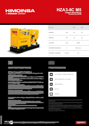 Generatoare de curent diesel HIMOINSA HZA3-8C M5