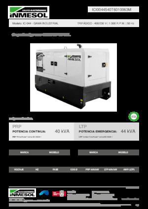 Generatoare de curent diesel INMESOL IC-044