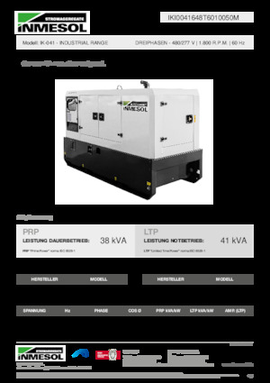 Generatoare de curent diesel INMESOL IK-041