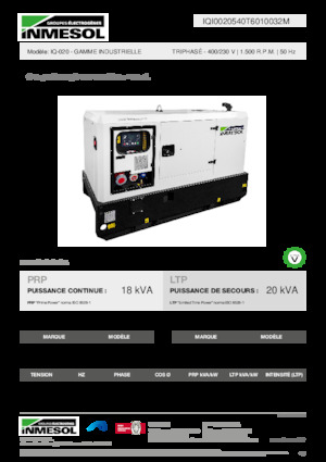Generatoare de curent diesel INMESOL IQ-020