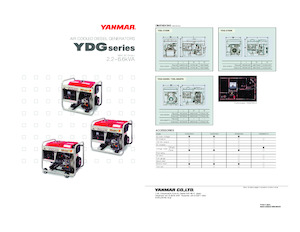 Generatoare de curent diesel Yanmar YDG2700N