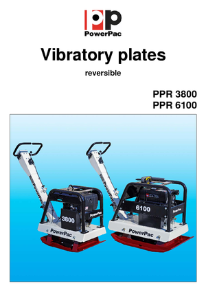 Plăci compactoare reversibile PowerPac PPR 3800D/500