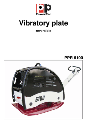 Plăci compactoare reversibile PowerPac PPR 6100D/600E