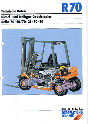 Stivuitoare frontale diesel Still R 70-25