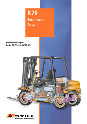 Stivuitoare frontale diesel Still R 70-45