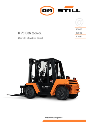 Stivuitoare frontale diesel Still R 70-80