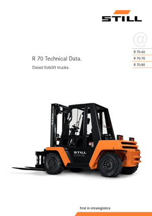 Stivuitoare frontale diesel Still R 70-80