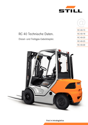 Stivuitoare frontale diesel Still RC 40-25